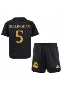 Real Madrid Jude Bellingham #5 Jalkapallovaatteet Lasten Kolmas peliasu 2023-24 Lyhythihainen (+ Lyhyet housut)